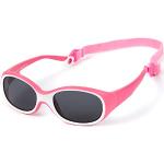 Roze Rubberen Kinder zonnebrillen voor Meisjes 