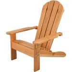 KidKraft 83 Adirondack outdoor loungestoel van hout - tuinmeubelen voor kinderen - honingkleur