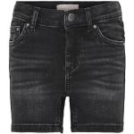 Zwarte ONLY Kinder jeans shorts  in maat 122 voor Meisjes 