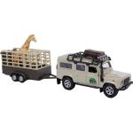 Bruine Land Rover Speelgoedauto's met motief van Giraffe voor Kinderen 