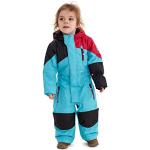Killtec Kesley Mini Sneeuwpak voor kinderen, skioverall met capuchon, 10.000 mm waterkolom, skipak voor jongens en meisjes, turquoise, 98/104