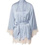 Blauwe Satijnen Nacht Kimono's voor Dames 