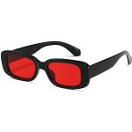 Rode Vierkante zonnebrillen Sustainable voor Dames 