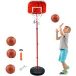 Zandbeige Basketbalringen  in maat M met motief van Basketbal voor Kinderen 