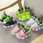 Casual Roze Rubberen LED / Oplichtend / Gloeiend LED sneakers & Lichtgevende Sneakers voor Heren 