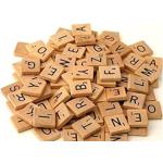 Houten Scrabble spellen voor Kinderen 