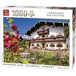 King 55854 Beierse Alpen Chiemgau puzzel 1000 stukjes, meerkleurig, 68 x 49 cm