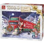 King 5618 Santa Express puzzel, kerstpuzzel, 1000 stukjes