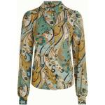 King Louie blouse Carina Blouse Frenzy met all over print turquoise