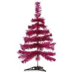 Roze Kunststof Kleine kerstbomen 
