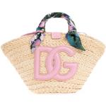 Beige Strooien Dolce & Gabbana Bucket bags voor Dames 