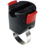 KLICKfix Accessoires mini-adapter met kabelslothouder, één maat, zwart, 0501B