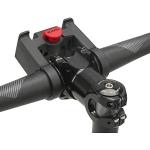 Klickfix Stuuradapter verpakt, zwart, universeel - geschikt voor sturen met een diameter van 22-26 mm en oversized stuur 31,8 mm diameter