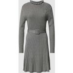 Grijze Polyester Esprit Collection Gebreide Gebreide jurken  in maat S Knielang in de Sale voor Dames 