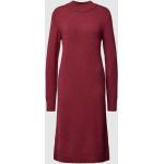 Bordeaux-rode Polyester Vila Gebreide Gebreide jurken Ronde hals  in maat S Knielang in de Sale voor Dames 
