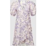 Lavendel Fabienne Chapot V-hals jurken V-hals Knielang met motief van Lavendel in de Sale voor Dames 