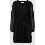 Zwarte Polyester Moves Uitlopende jurken Knielang met Franje in de Sale voor Dames 