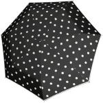 Zwarte Polyester KNIRPS Opvouwbare paraplu's  in maat S voor Dames 