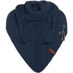 Marine-blauwe Acryl Knit Factory Omslagdoeken Vegan  in maat XXL in de Sale voor Dames 