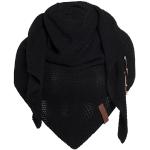 Zwarte Acryl Knit Factory Omslagdoeken Vegan  in maat XXL in de Sale voor Dames 