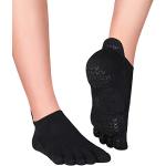 KNITIDO + Sora antislip sokken voor pilates en yoga, zwart (09), 35-38 EU