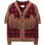 Klassieke Rode Wollen Maison Margiela V-hals truien  voor de Winter V-hals  in maat S in de Sale voor Heren 