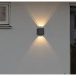 KONSTSMIDE Wandlamp Chieri LED 1x4 W antraciet