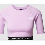 Violet Polyester Stretch The North Face T-shirts met ronde hals Ronde hals  in maat S voor Dames 