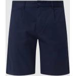 Donkerblauwe Nowadays Chino shorts in de Sale voor Heren 