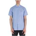 Blauwe Comme des Garçons Overhemden korte mouwen  in maat XL in de Sale voor Heren 