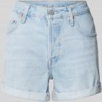 Lichtblauwe LEVI´S 501 Regular jeans voor Dames 