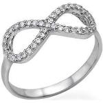 Zilveren Zilveren Infinity ringen voor Dames 