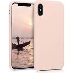 Oudroze Siliconen kwmobile iPhone X hoesjes 