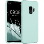 Licht-turquoise Siliconen kwmobile Samsung Galaxy S9 Hoesjes 