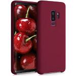 Rode Siliconen kwmobile Samsung Galaxy S9 Plus Hoesjes 
