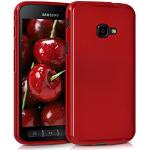 kwmobile telefoonhoesje compatibel met Samsung Galaxy Xcover 4 / 4S hoesje - Zachte case voor smartphone - Back cover in mat rood