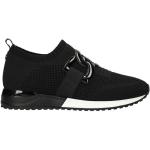 Casual Zwarte Nylon La Strada Slip-on sneakers  in maat 37 met Hakhoogte 3cm tot 5cm met Instap voor Dames 