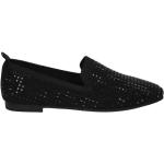 Zwarte La Strada Loafers  voor de Zomer met Instap voor Dames 