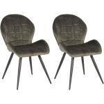 Moderne Groene Metalen Label 51 Design stoelen 2 stuks 