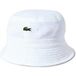 Witte Lacoste Bucket hats  in maat M Bio in de Sale voor Heren 