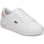 Lacoste POWERCOURT Lage Sneakers kind - Wit