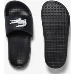 Zwarte Rubberen Lacoste Platte sandalen  in maat 39,5 met Hakhoogte tot 3cm voor Heren 