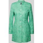 Turquoise Polyester White Label Paisley Lange blazers voor Dames 