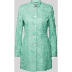 Turquoise Polyester White Label Paisley Lange blazers voor Dames 