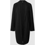 Zwarte Polyester Stretch Pieces Lange blazers  in maat S voor Dames 