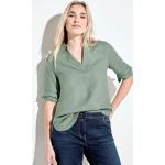 Groene Linnen CECIL Overhemdblouses  voor de Zomer  in maat XXL voor Dames 