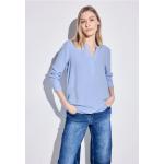 Blauwe Viscose CECIL Lange blouses  in maat XXL voor Dames 