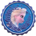 Blauwe Frozen Stickers voor Meisjes 