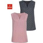 Roze Polyester LASCANA Shirt tops  in maat 3XL 2 stuks voor Dames 