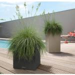 Zwarte Kunststof Lechuza® Vierkante plantenbakken 